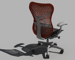 3d model mirra office chair