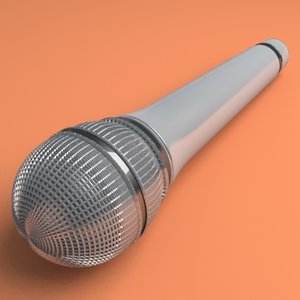 sony mic microphone 3d model