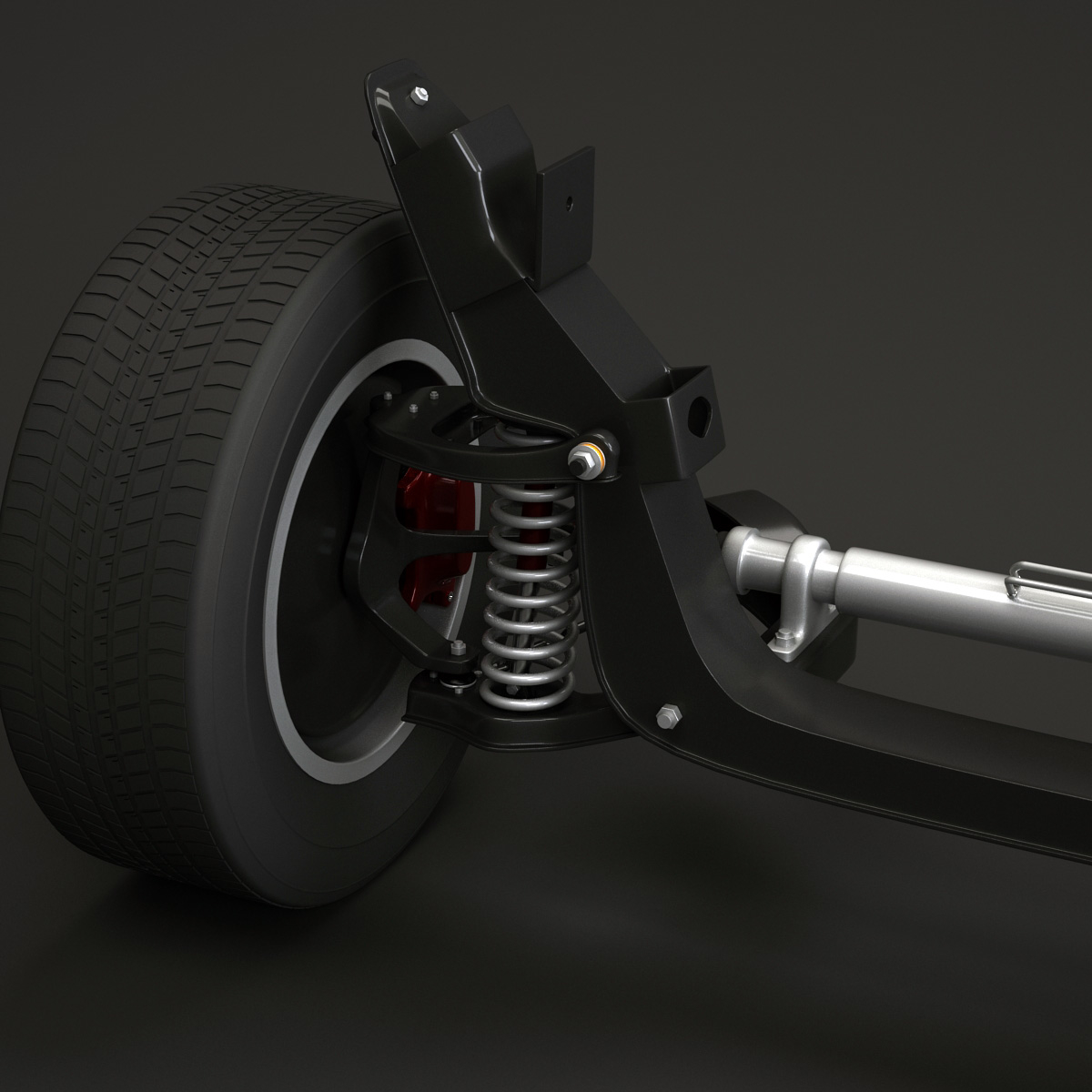 car suspension 3d model