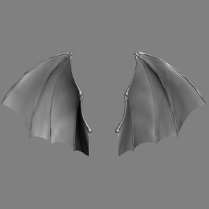 demon wing 3d model