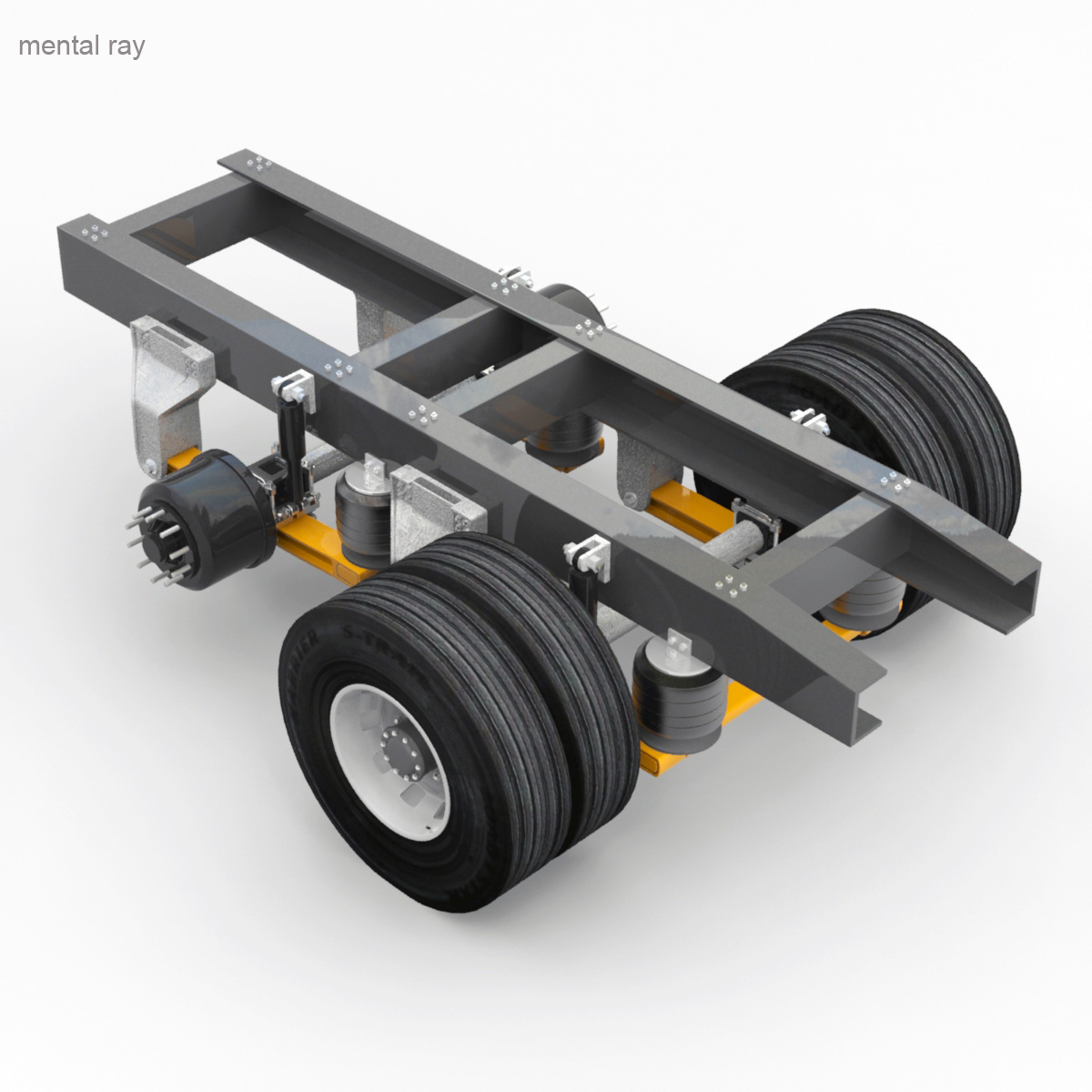 classic suspension 3d model