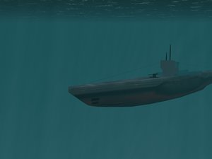 u-boat 3d model