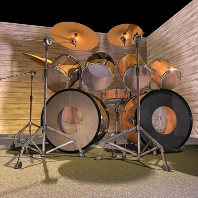 3d drum set game