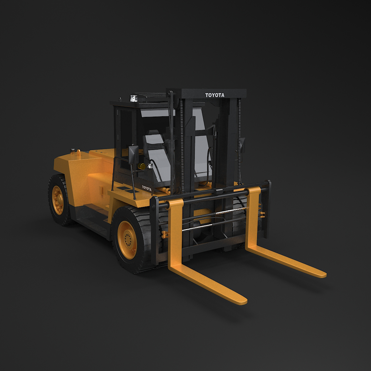 3d forklift industrial