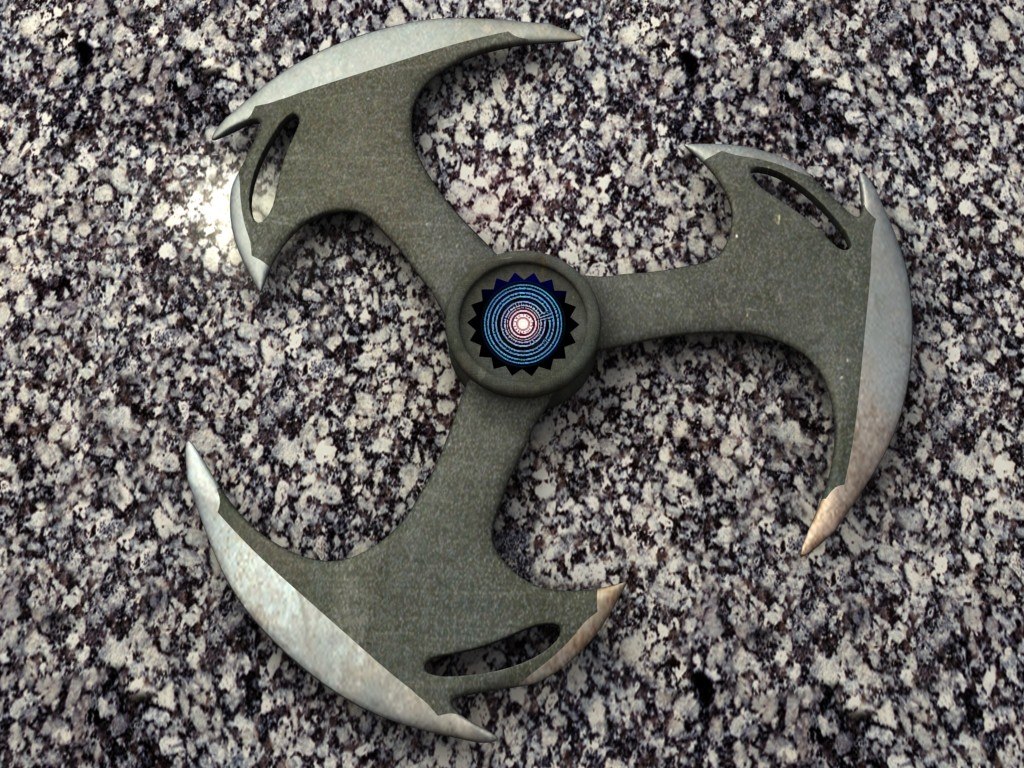 throwing blade movie 3d model