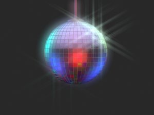 3d discoball disco model