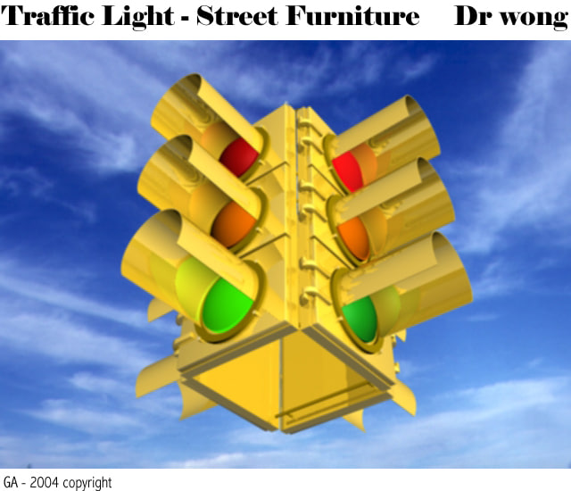 traffic light head plush