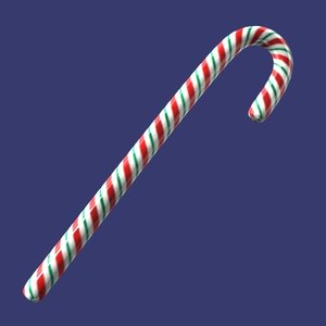 candy cane 3d 3ds