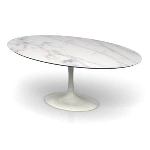 saarinen oval table 3d model