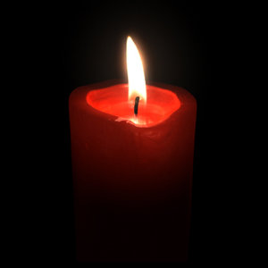 candle flame 3d model