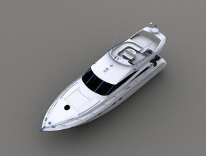 luxury motor yacht 3ds