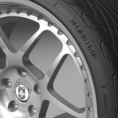 3ds max hre 541r wheel tires