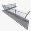 chain link fence 3d model