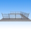 chain link fence 3d model