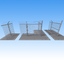 chain link fence 3d model