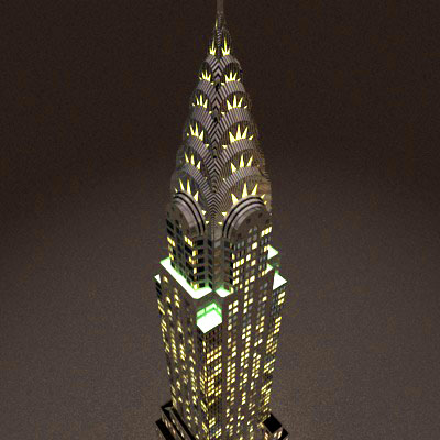 chrysler building 3d model