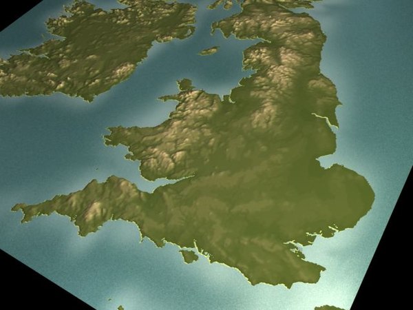 relief uk 3d model