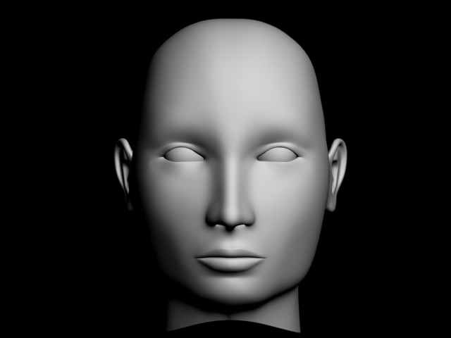 Female Head 3d Model Texture