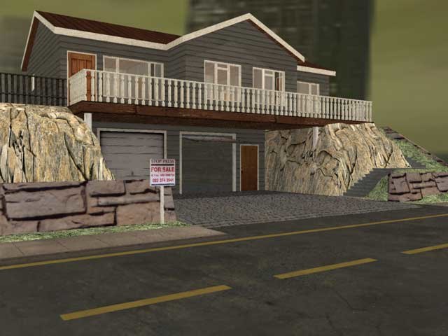 3d log home model