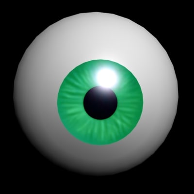 28 realistic eyes 3d model