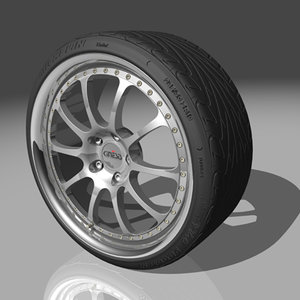 kinesis k19r wheel tires 3d model