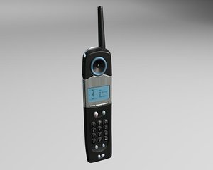 3d model of cordless phone