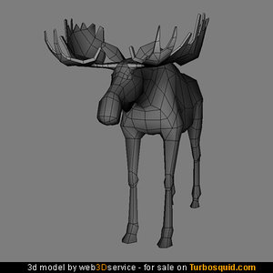 moose real time 3d model