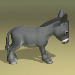 3d model donkey