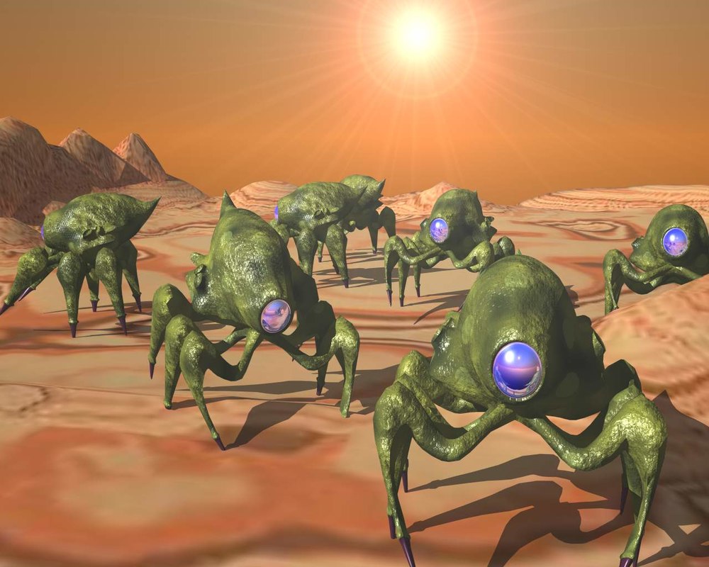 来自火星的外星人3d模型