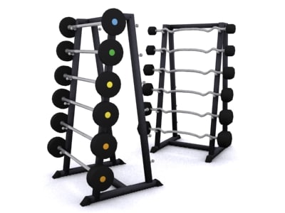 weight racks 3d model
