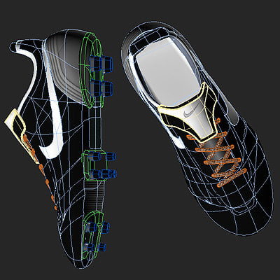 soccer shoes 3d model