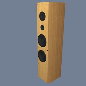 3d loudspeaker model