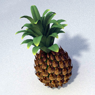 modelo 3d piña - TurboSquid 255599