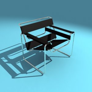 wassily chair 3d max
