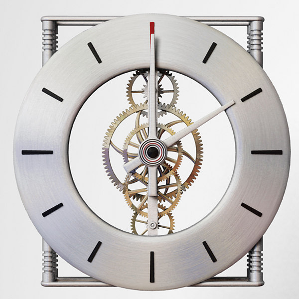 Gear Clock 3d Model