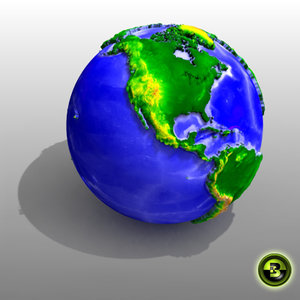 globe elevation maps max