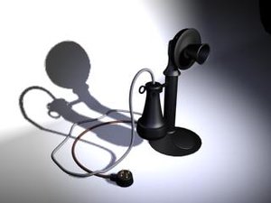 3ds max old telephone