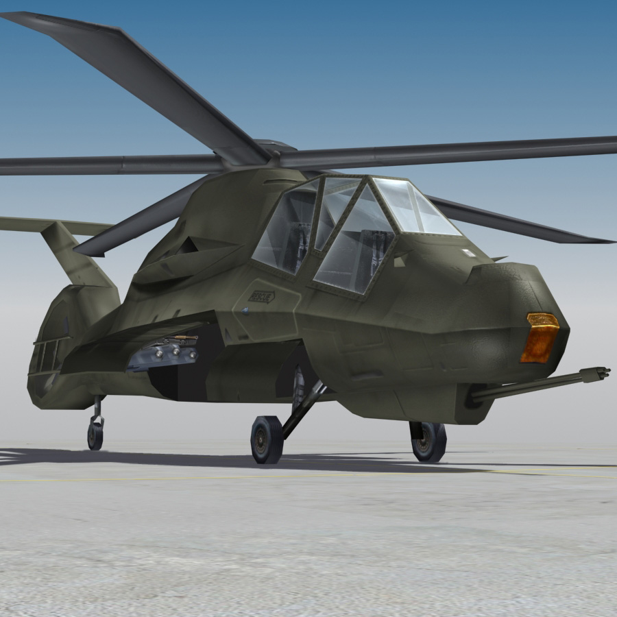 3dsmax comanche helicopter