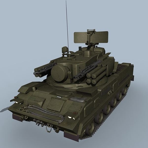 russian sa-19 grison 3d model