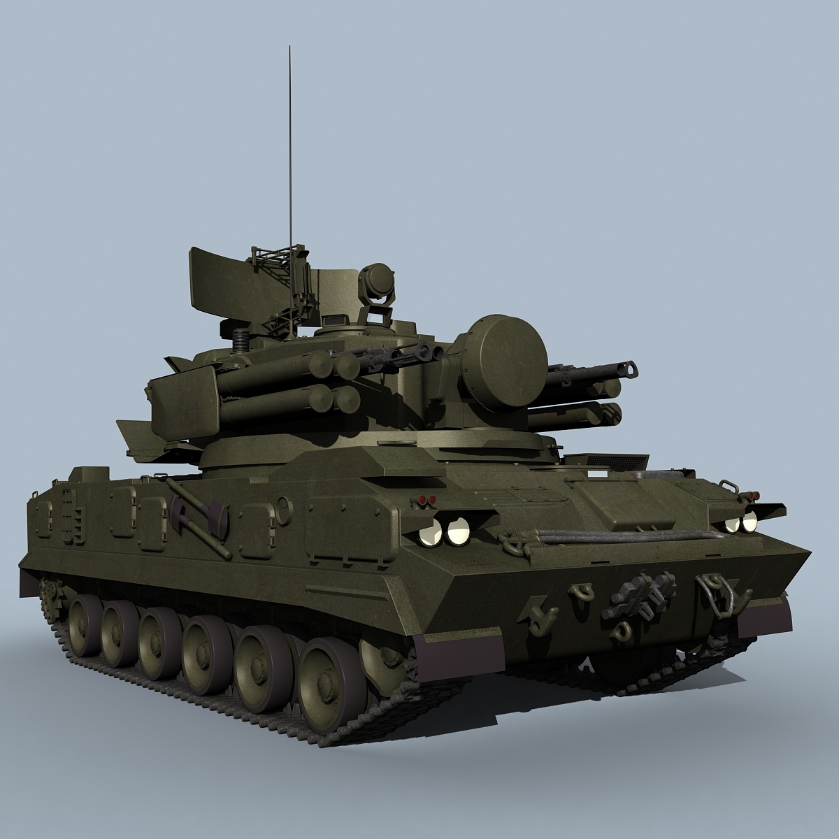 russian sa-19 grison 3d model