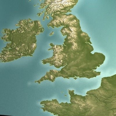 British Isles France 3d Model