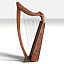 3d model of harp