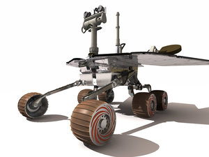 mars rover 3d max