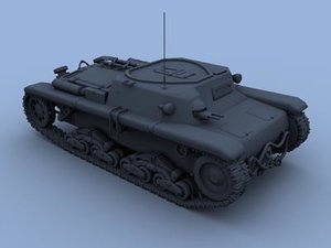 3d model command tank