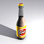 chocolate soft drink glass bottle 3d max