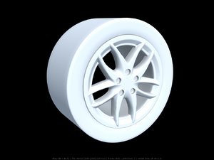 3ds max wheel rim