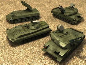 russian army vehicles 3d max