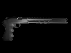 mossberg shotgun 3d model