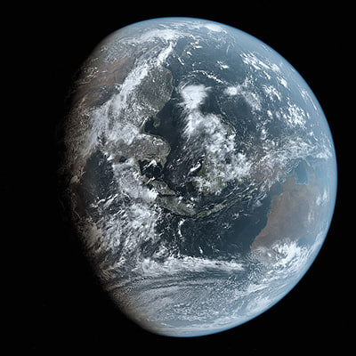 photoreal earth shaders dynamic 3d model