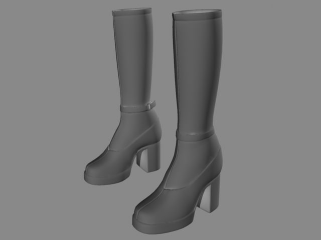 boots 3d model